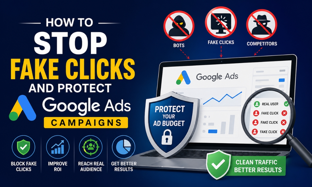 How to Stop Fake Clicks and Protect Google Ads Campaigns