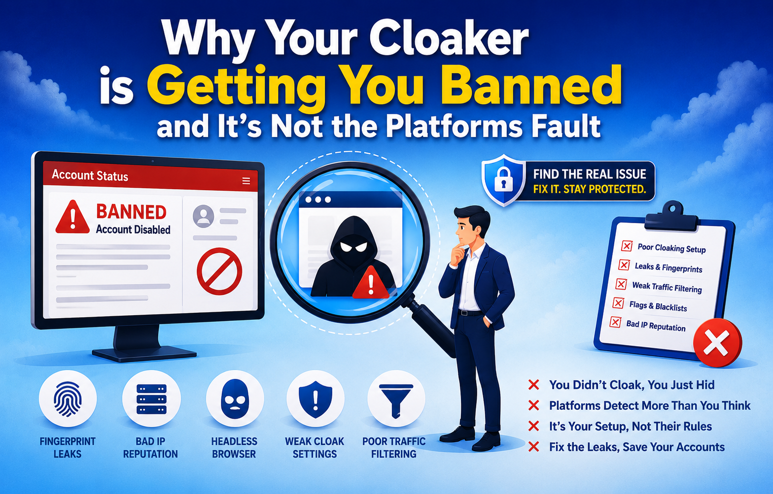 Why Cloaker Gets Banned